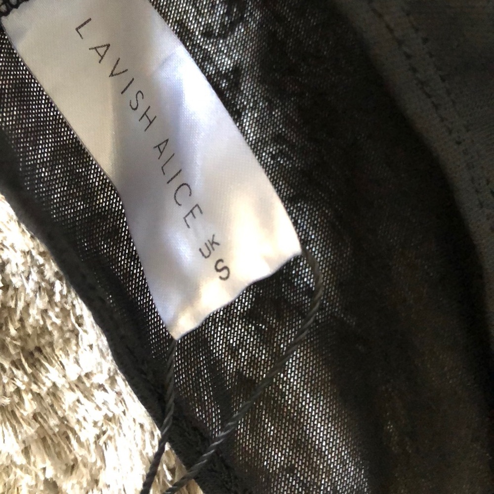 Lavish Alice Black Sheer  leotard bodysuit - Picture 7 of 8
